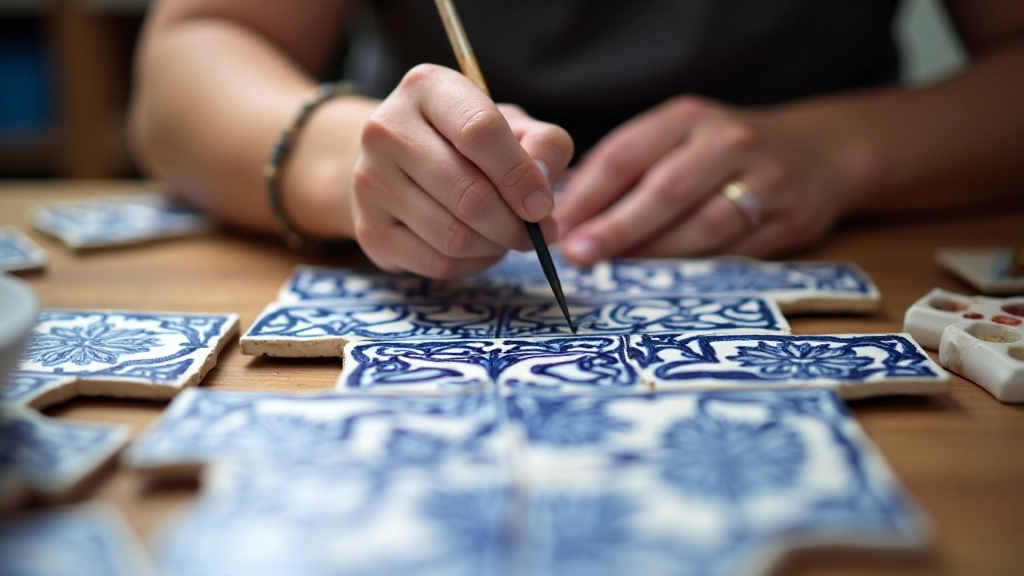 Azulejo tile painting workshop